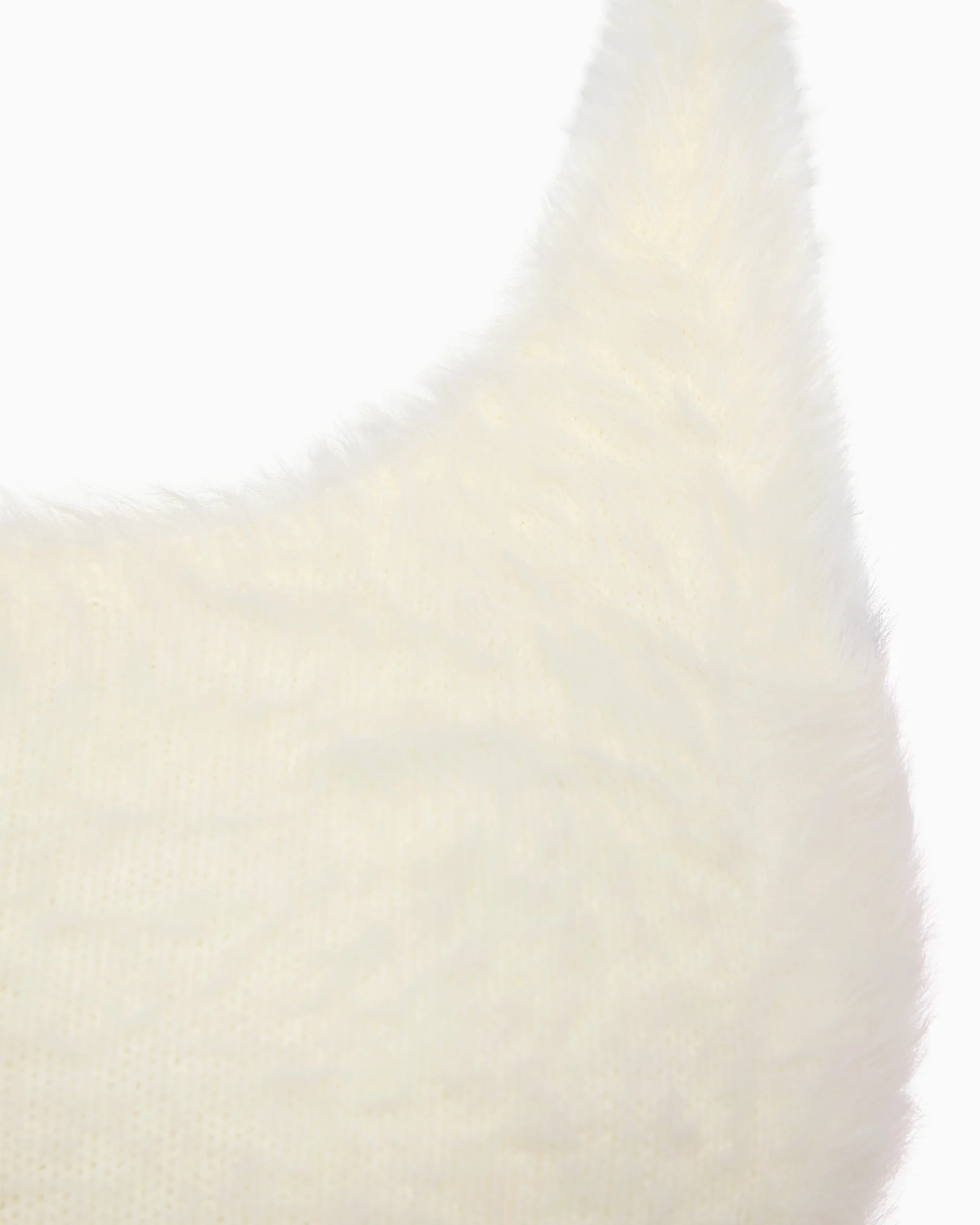 Knit Low Back Dress | Cream - Image 7