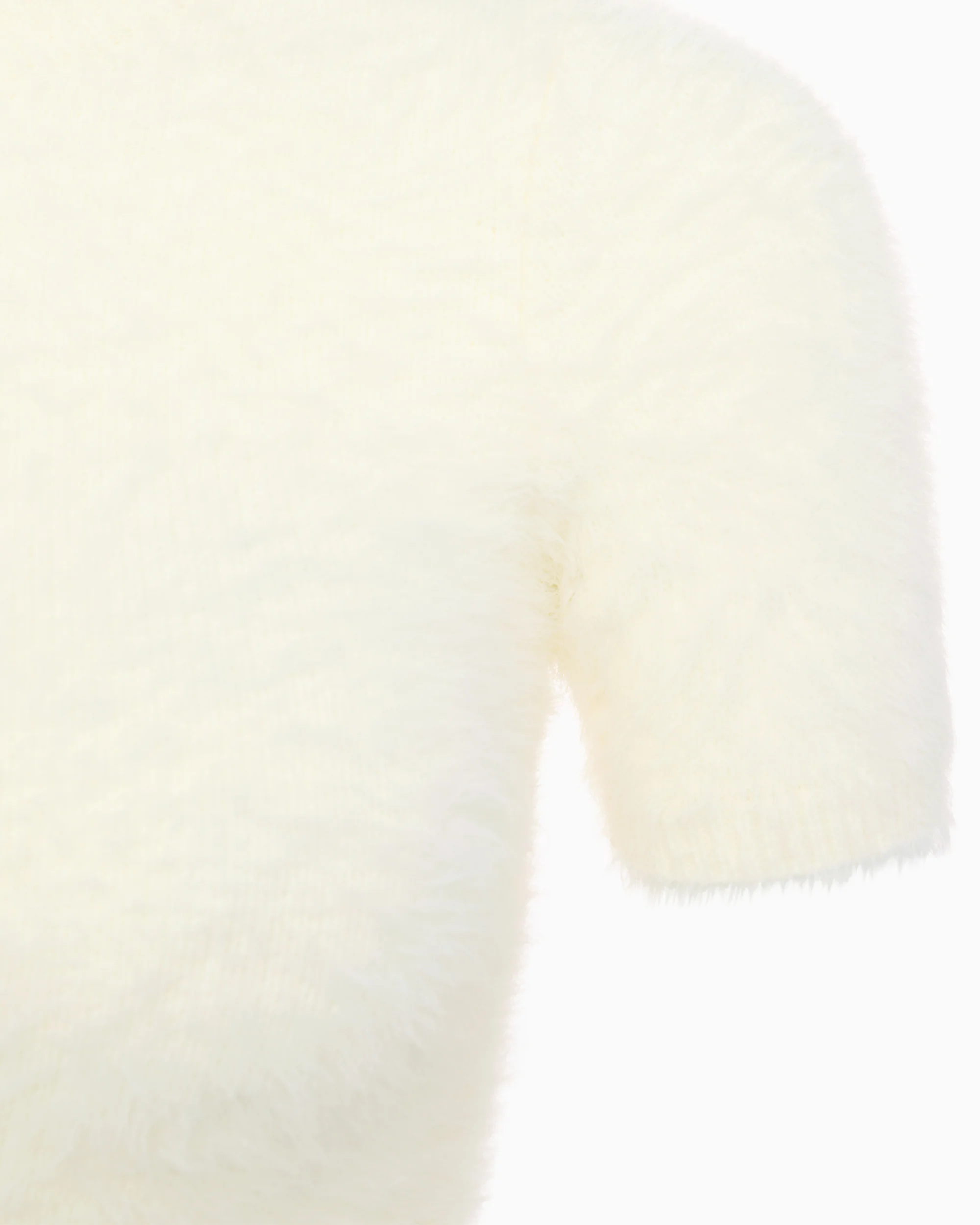 Knit Short Sleeve | Cream - Image 6