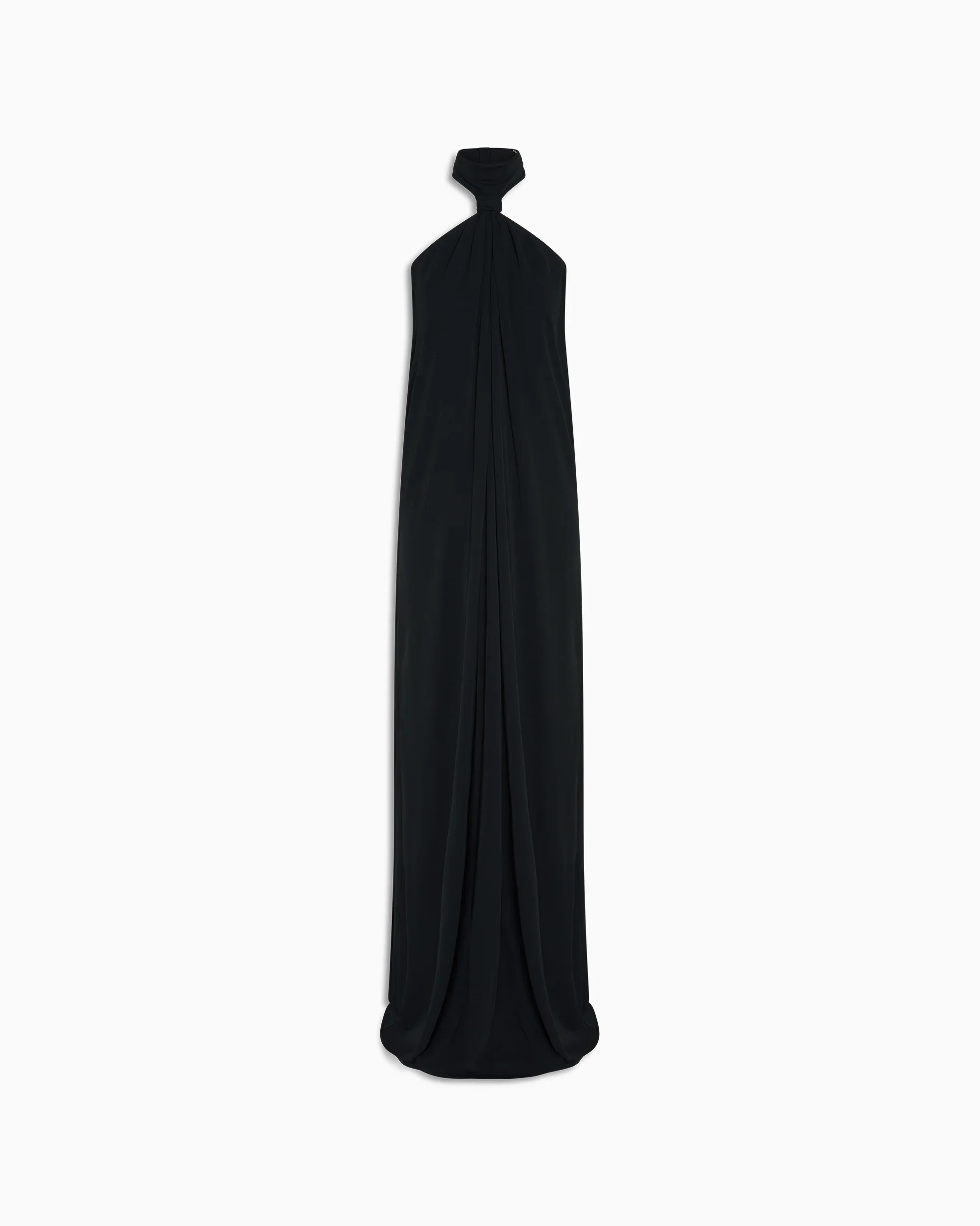 Knotted Halter Gown | Black - Image 2