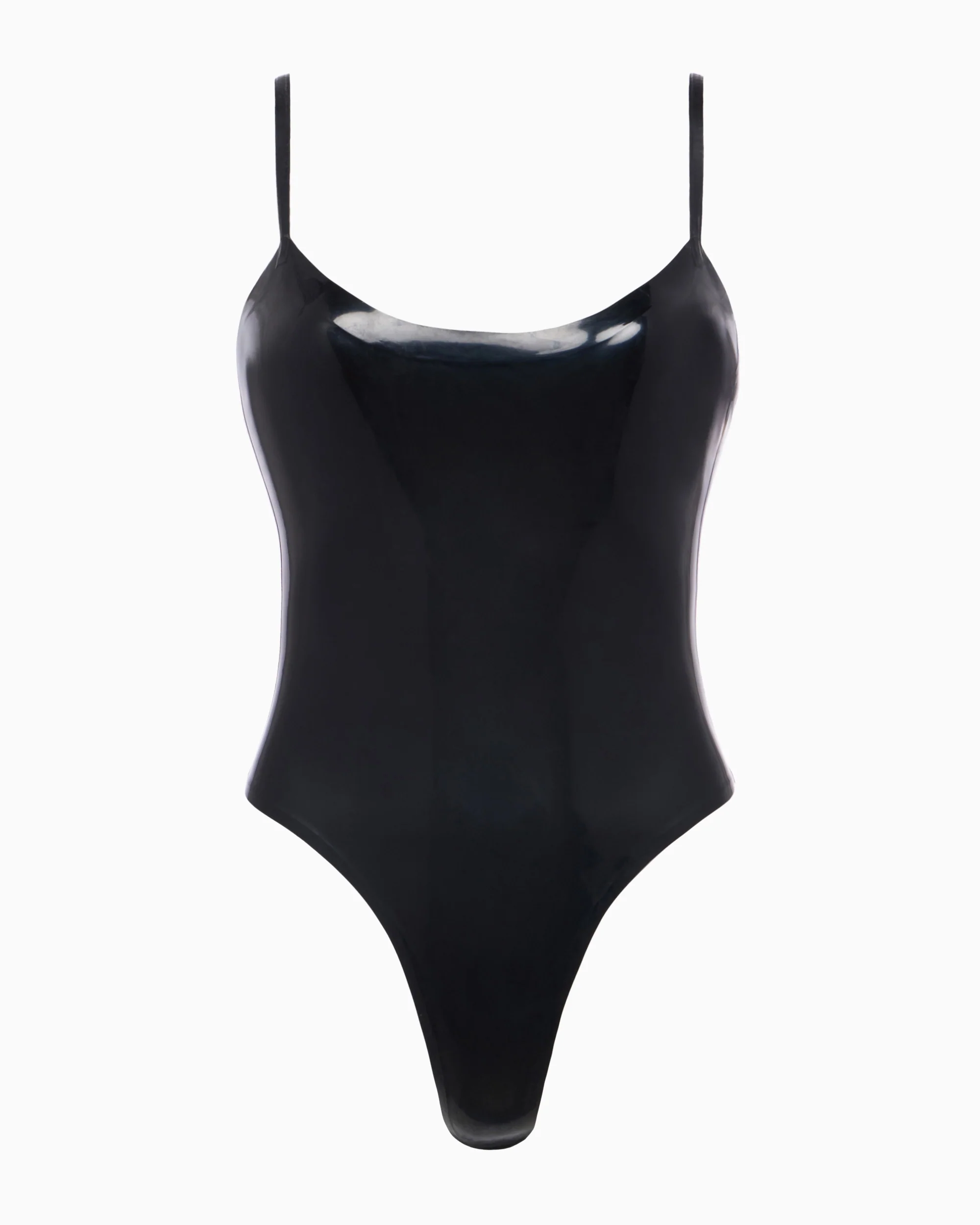 Latex Bodysuit | Black - Image 3