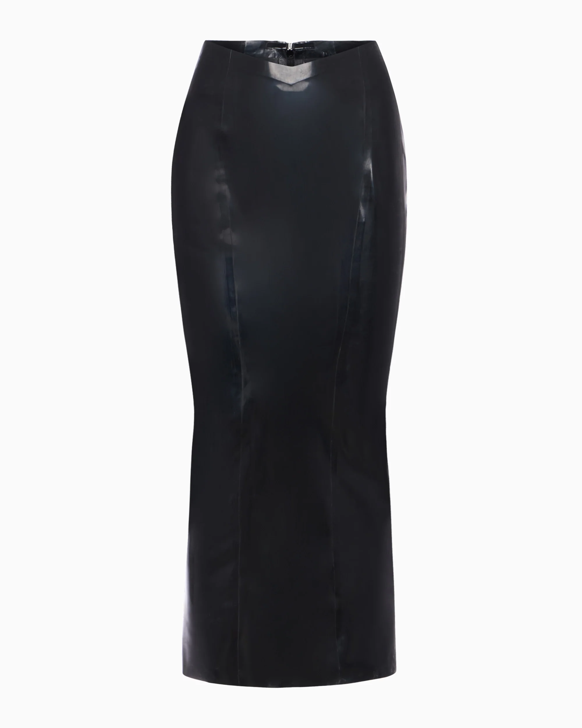 Latex Maxi Skirt | Black - Image 4