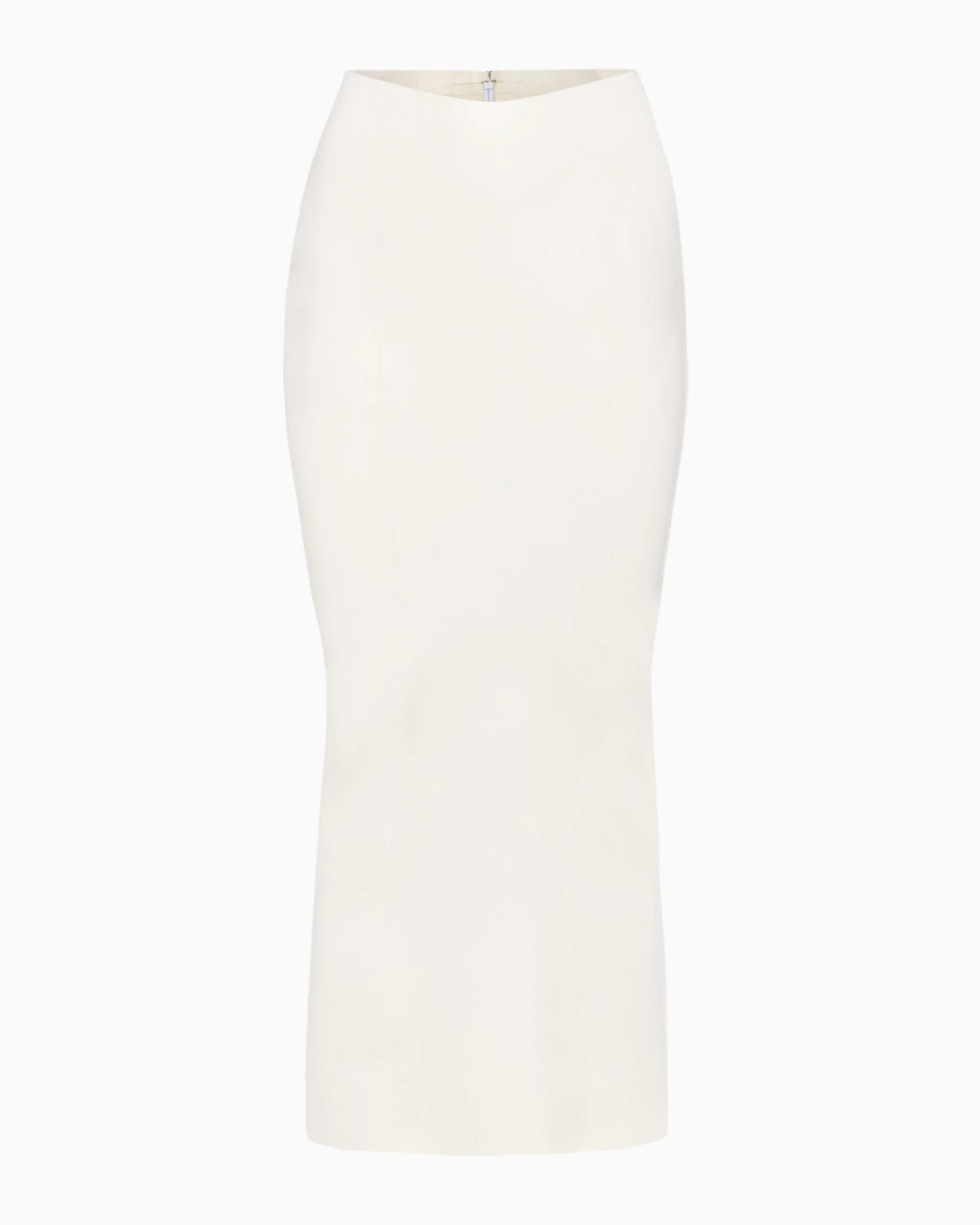 Latex Maxi Skirt | Bone - Image 3