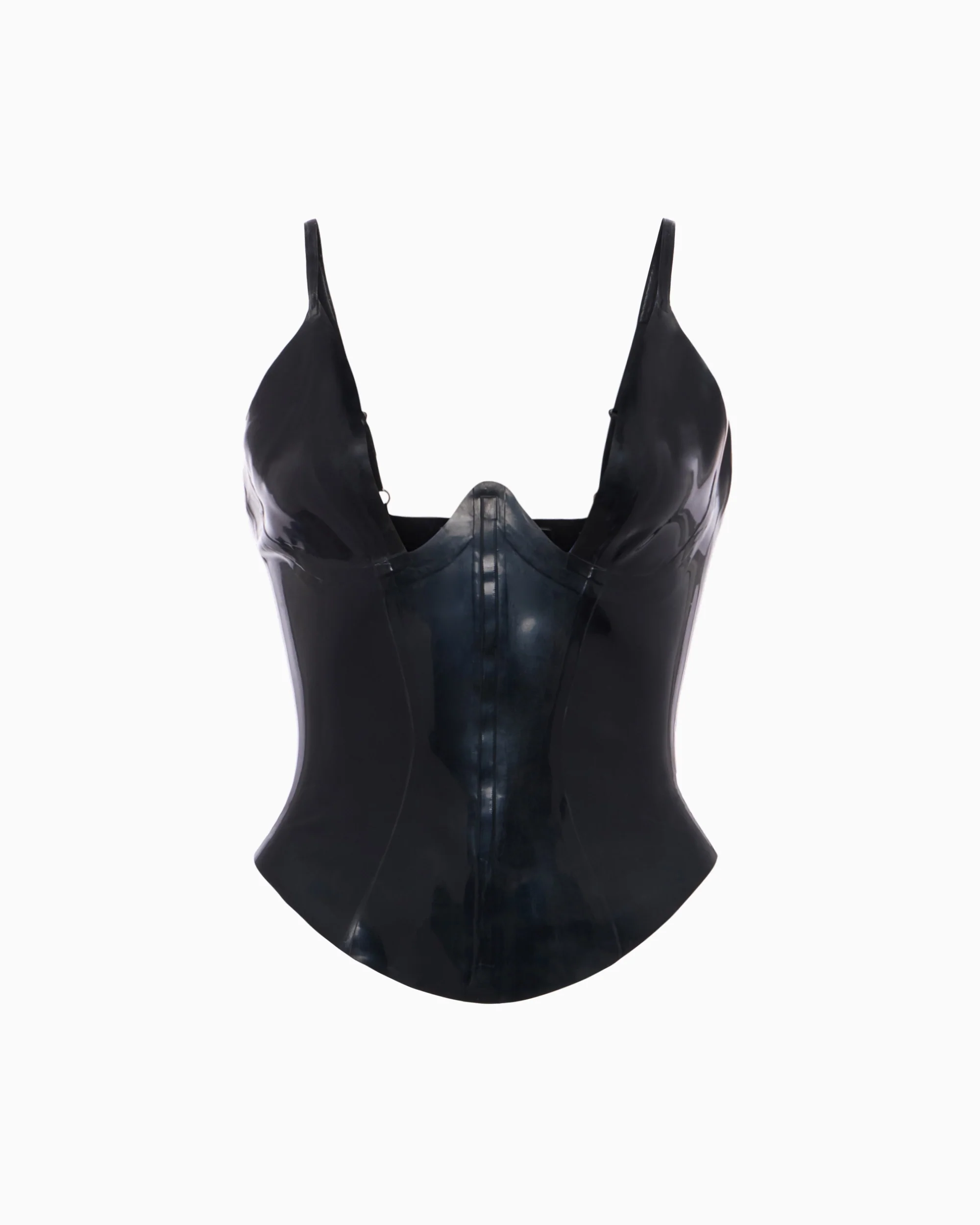 Latex Plunge Tank | Black - Image 3