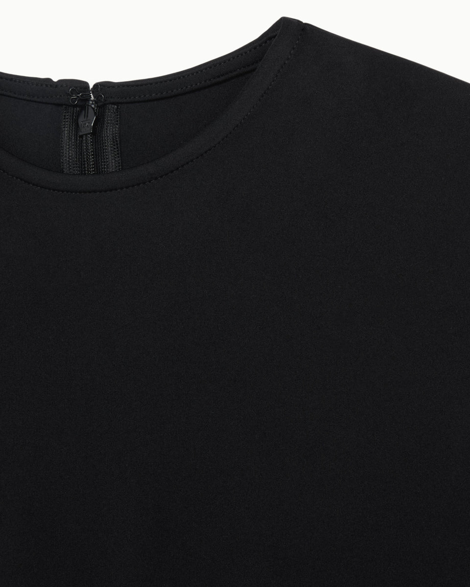 Long Sleeve Footed Catsuit | Black - Image 7