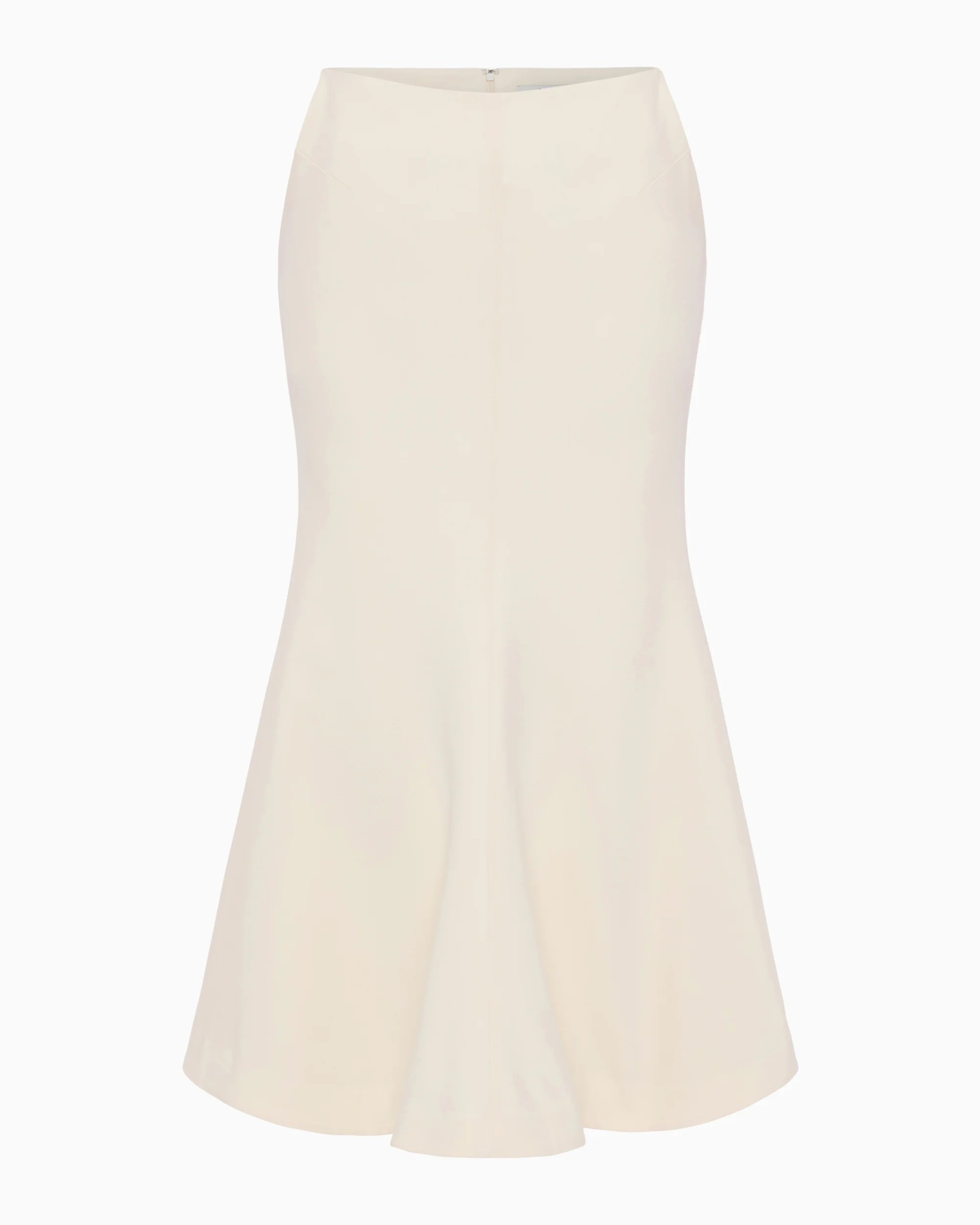 Long Tailored Skirt | Warm White - Image 2