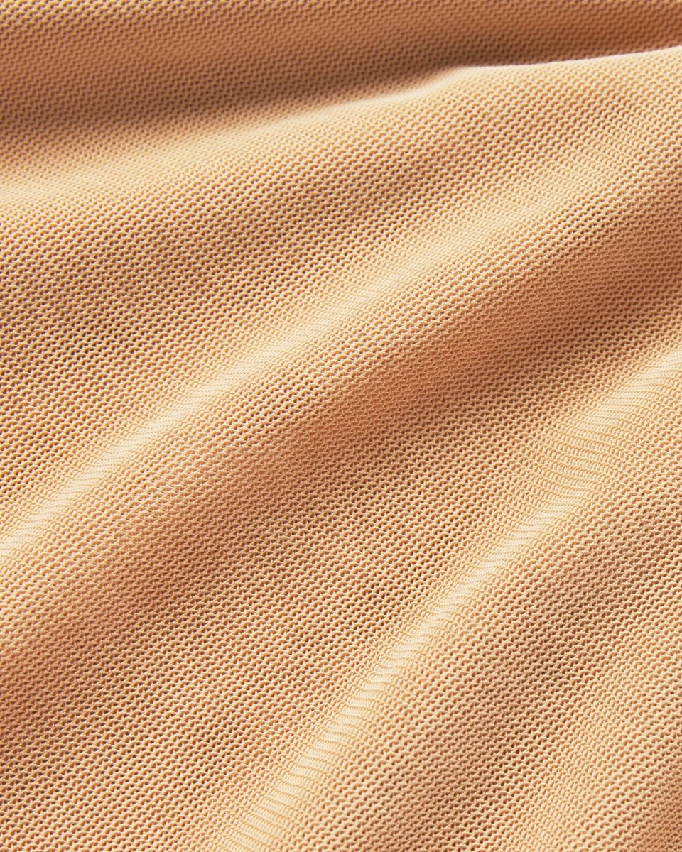 Mesh Stretch Twist Mini Dress | Nude - Image 8
