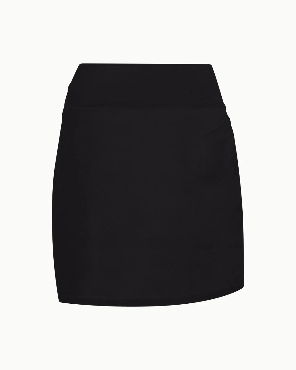 Mesh Twist Mini Skirt | Black - Image 6