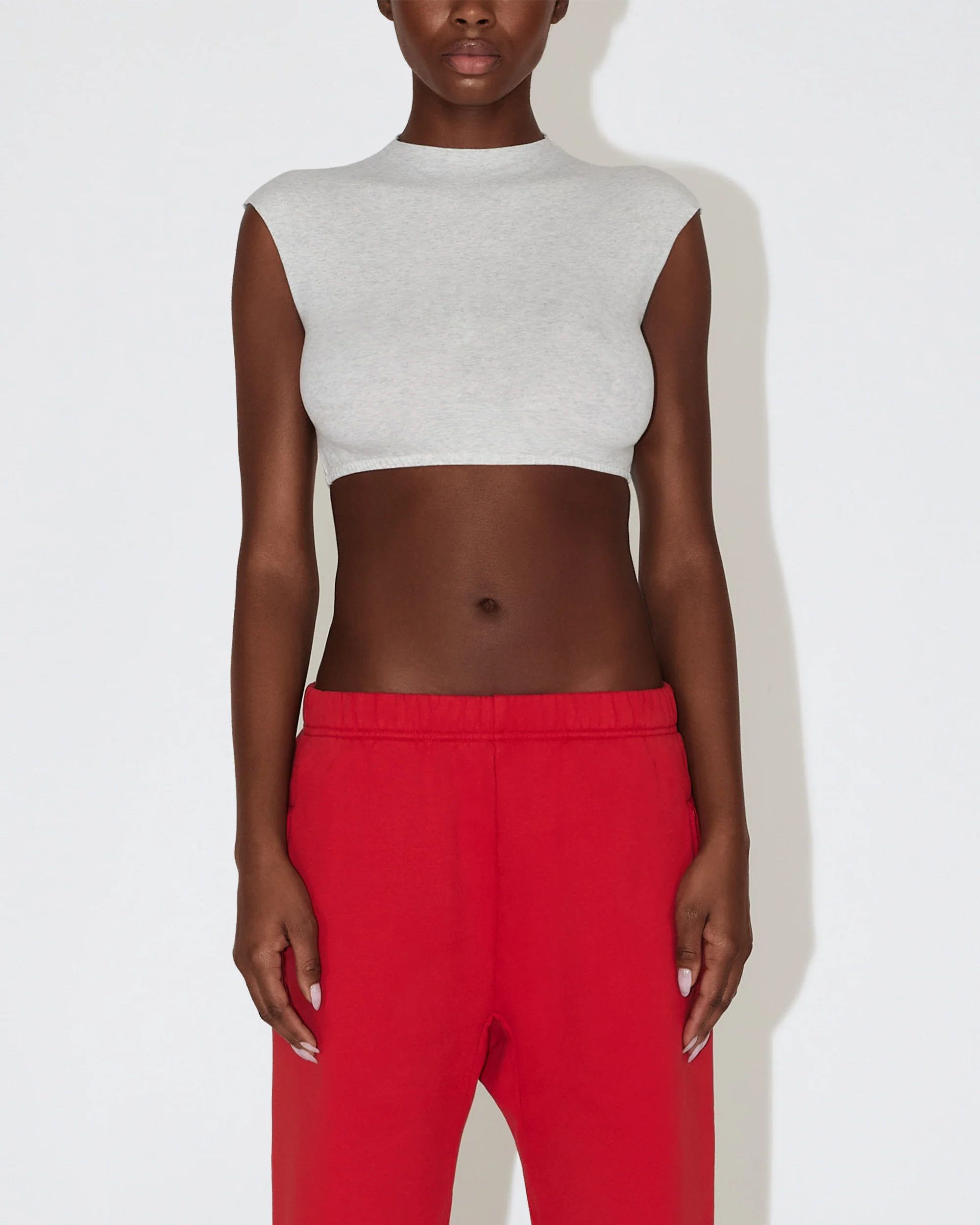 Micro Tee | Light Heather Grey - Image 3