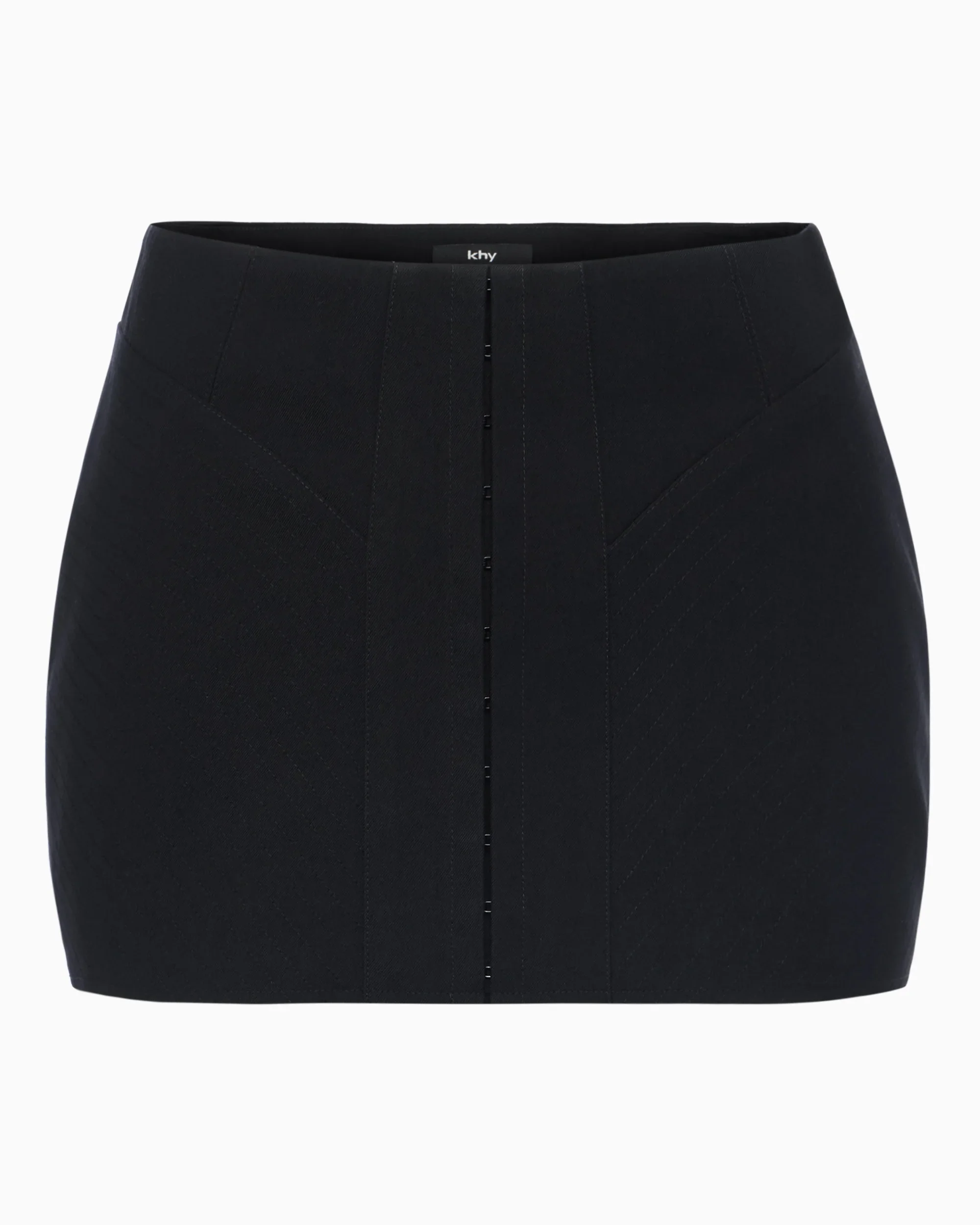 Mini Corset Skirt | Black - Image 2