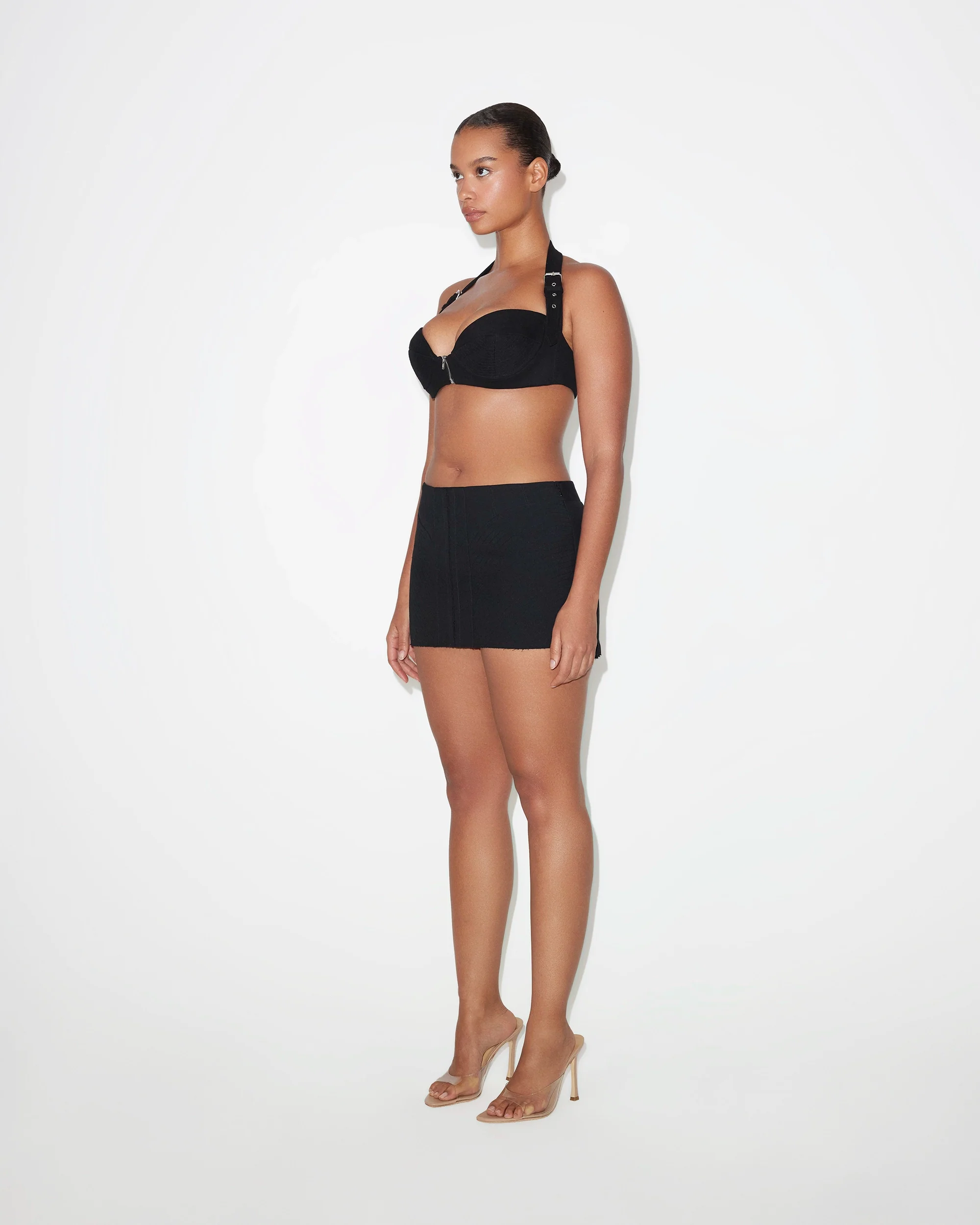 Mini Corset Skirt | Black - Image 4