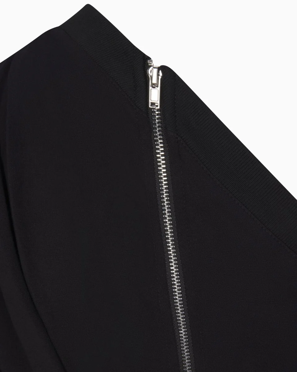 One Shoulder Cinching Tee | Black - Image 15