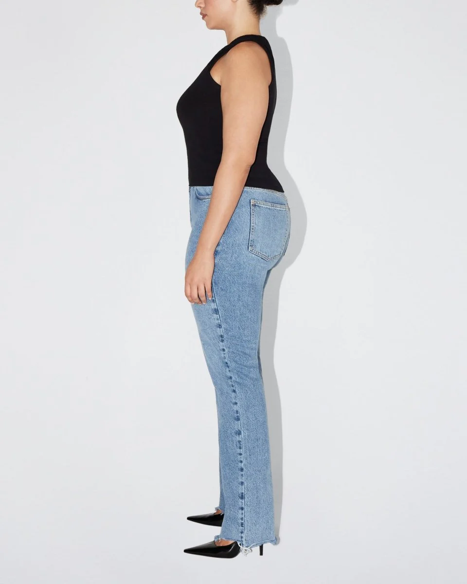 One Shoulder Twist Tee | Black - Image 8