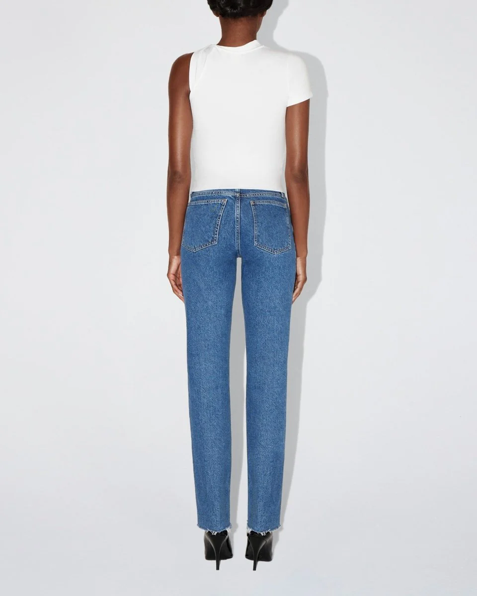 One Shoulder Twist Tee | White - Image 4