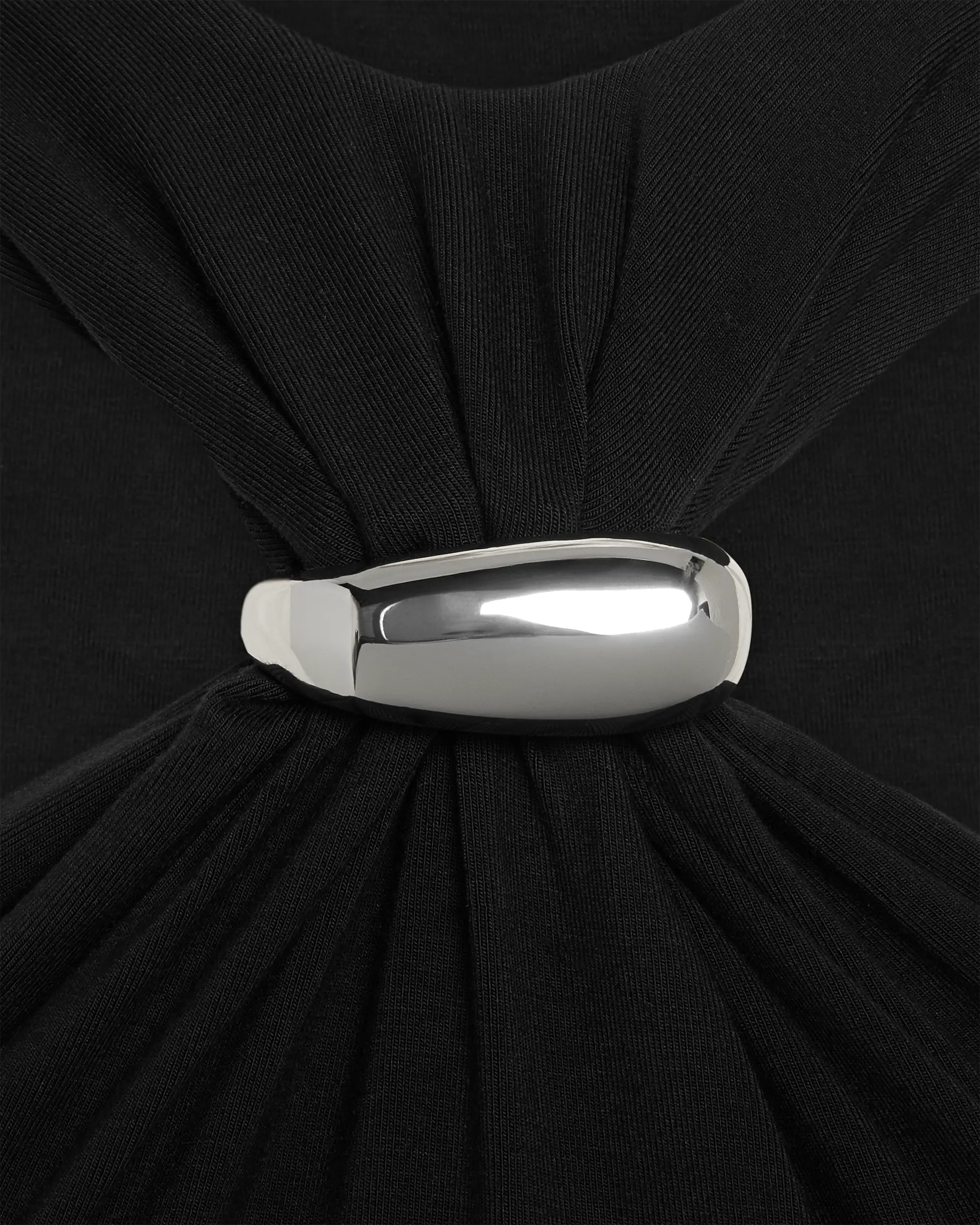 Pierced Halter Bodysuit | Black - Image 3