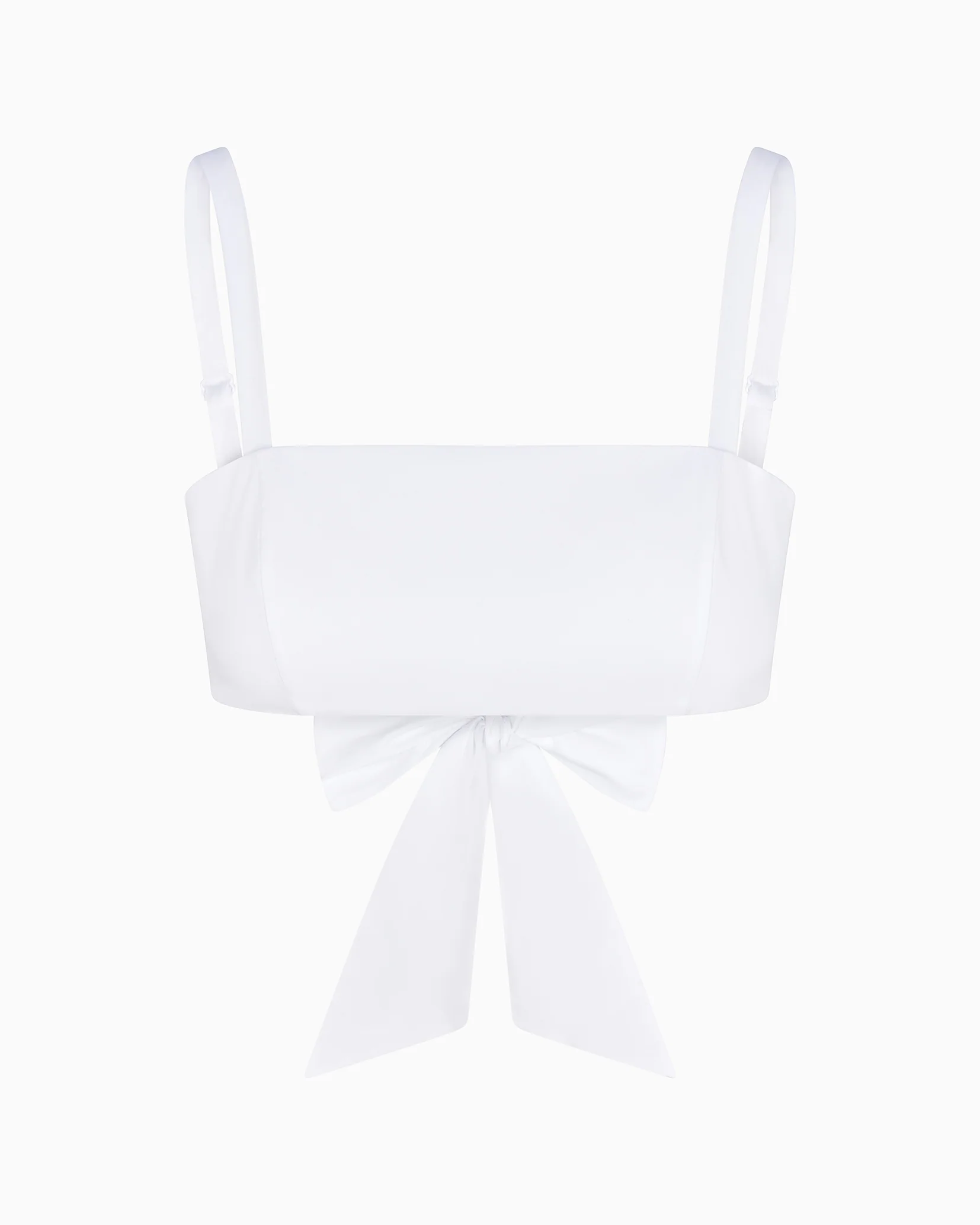 Poplin Bralette | White - Image 2