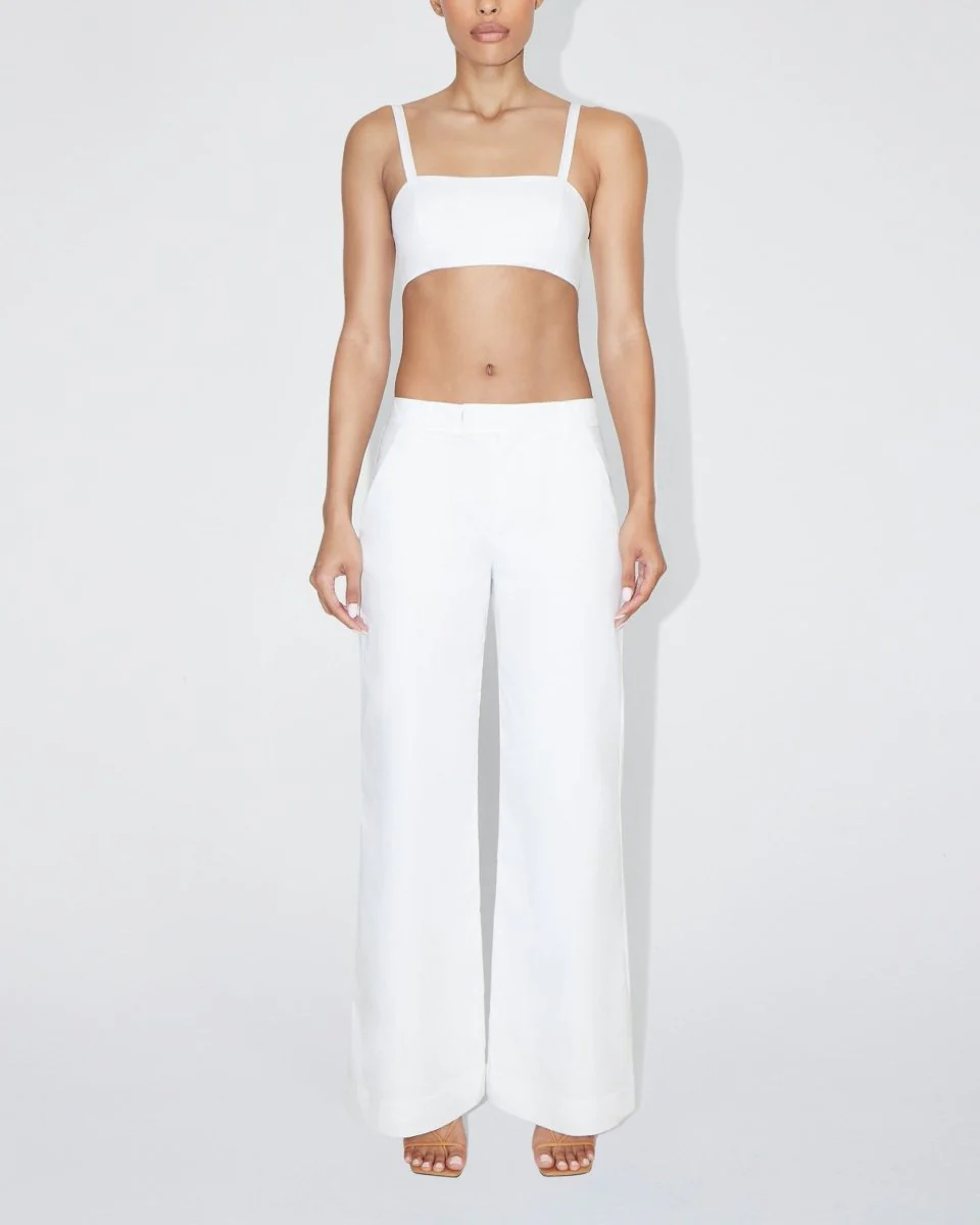 Poplin Bralette | White - Image 3