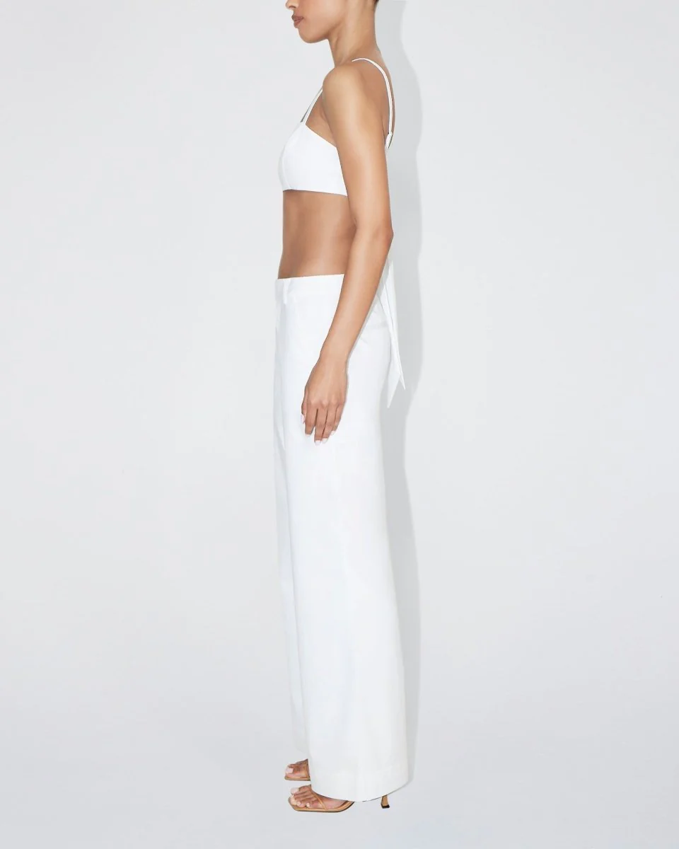 Poplin Bralette | White - Image 4