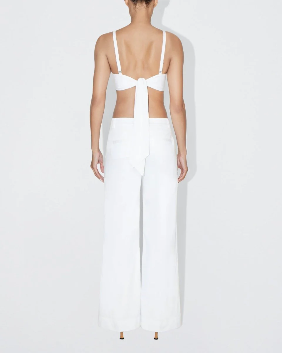 Poplin Bralette | White - Image 5