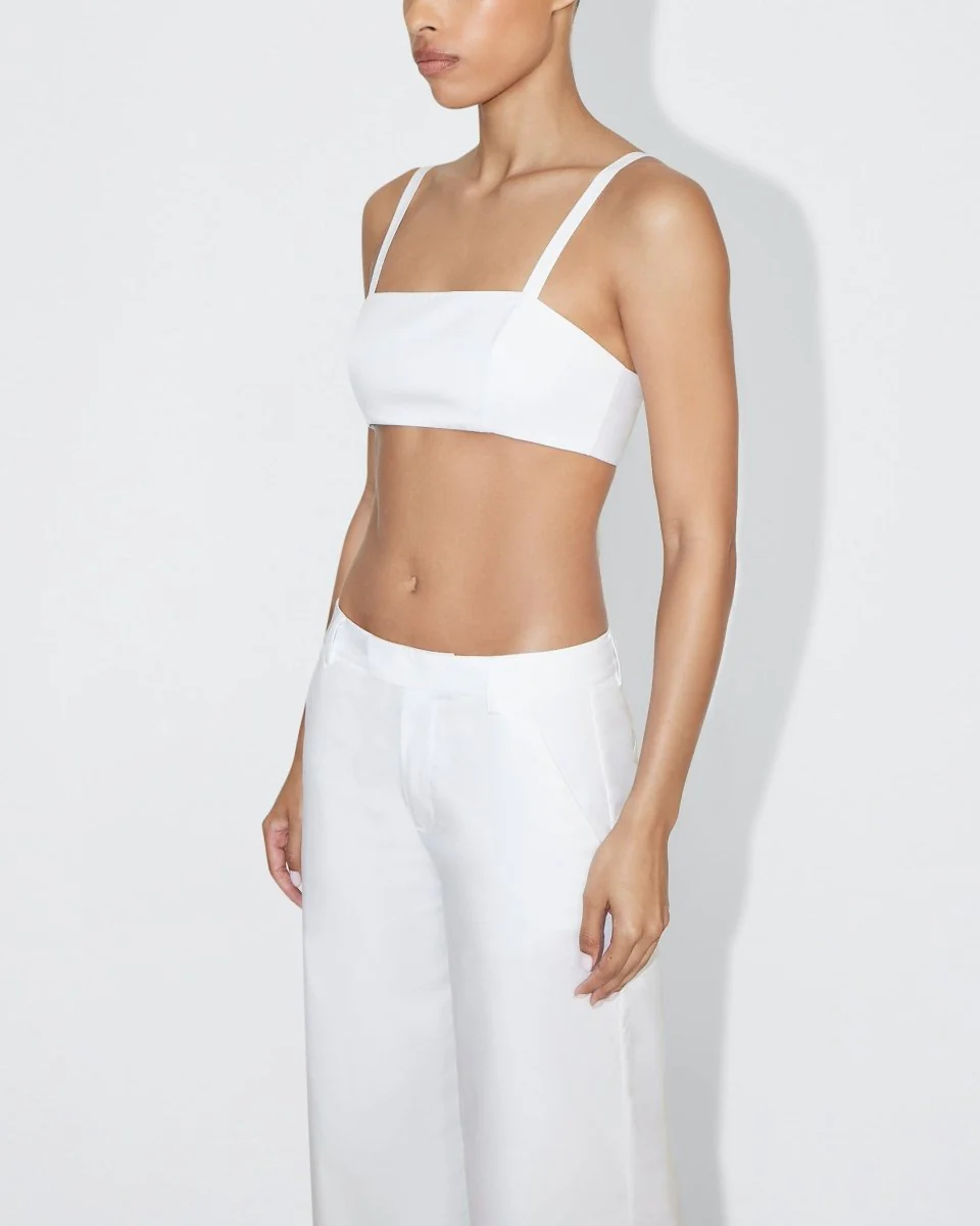 Poplin Bralette | White - Image 6