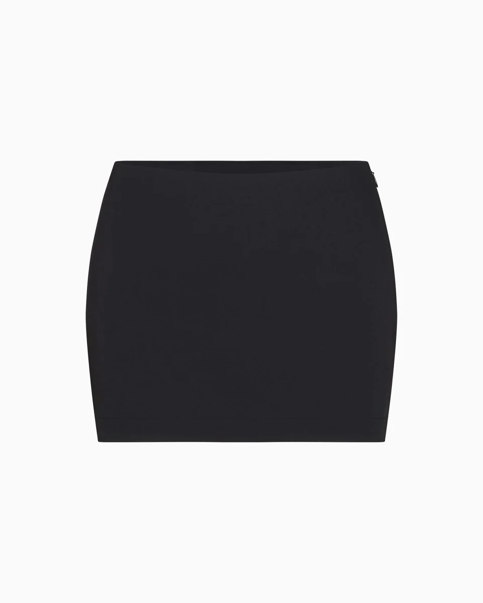 Poplin Micro Mini Skirt | Black - Image 6