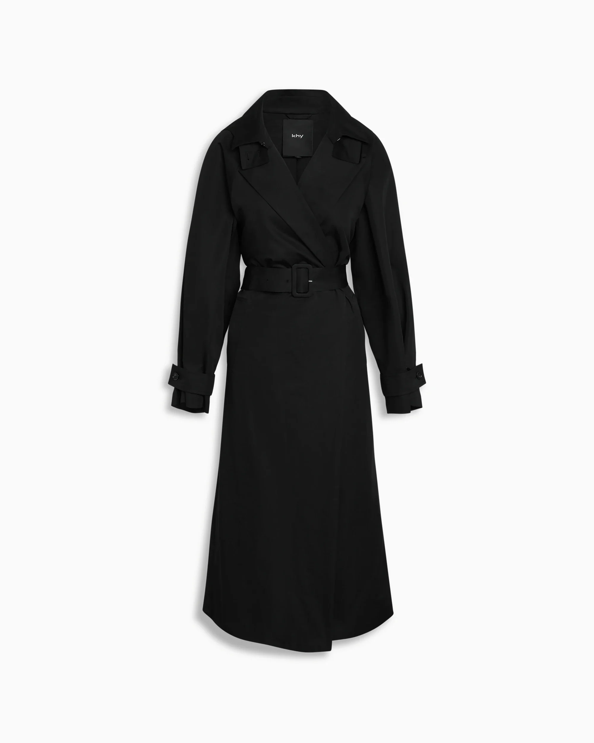Relaxed Trench Coat | Black - Image 2