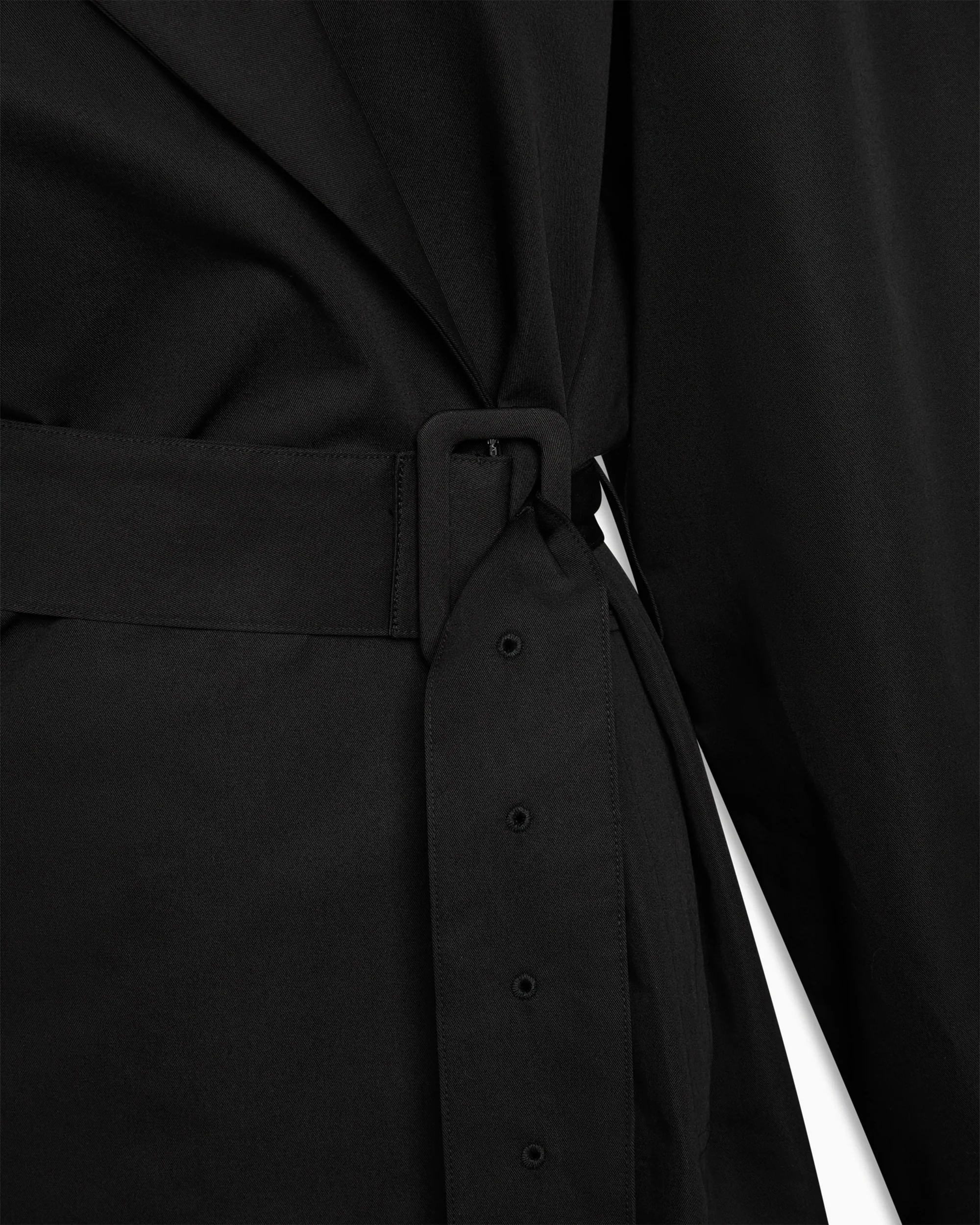 Relaxed Trench Coat | Black - Image 3