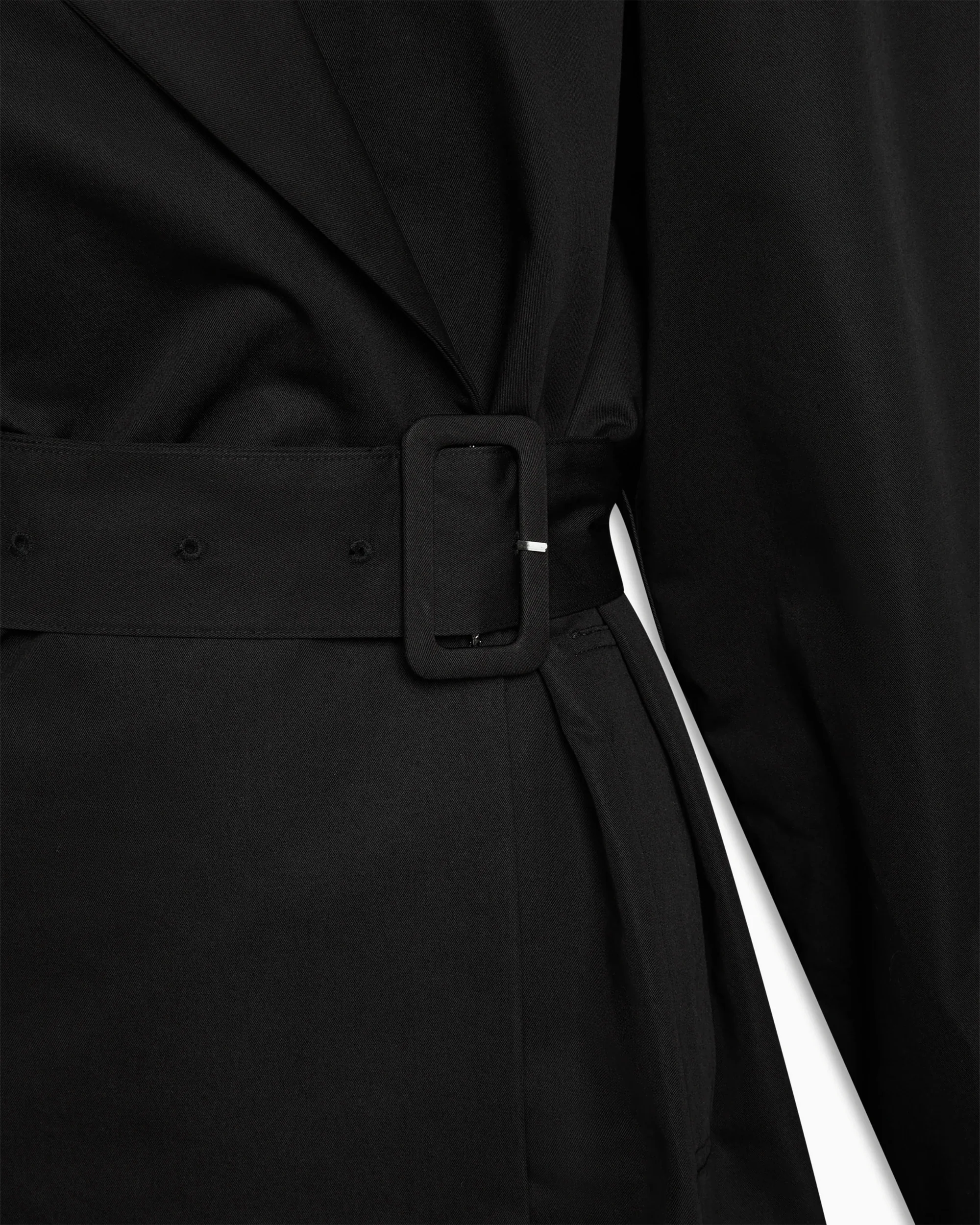 Relaxed Trench Coat | Black - Image 4