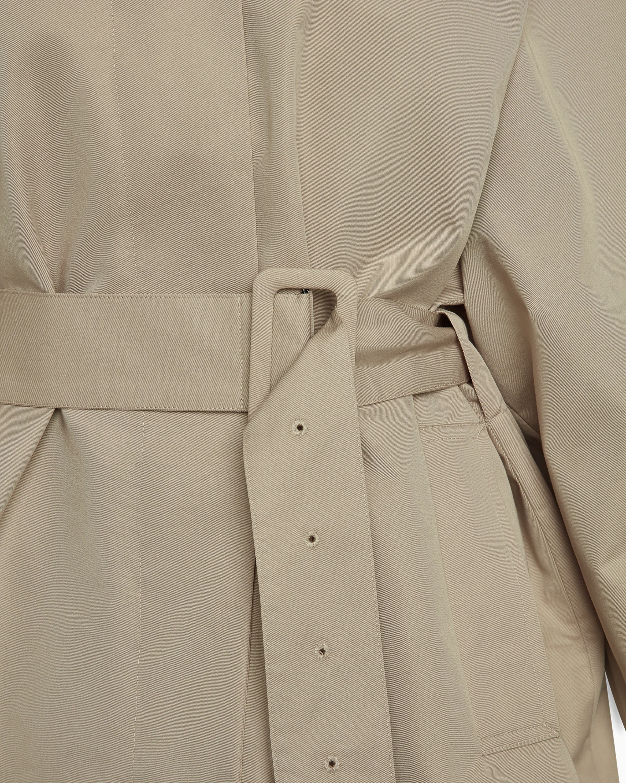 Short Trench Coat | Taupe - Image 4
