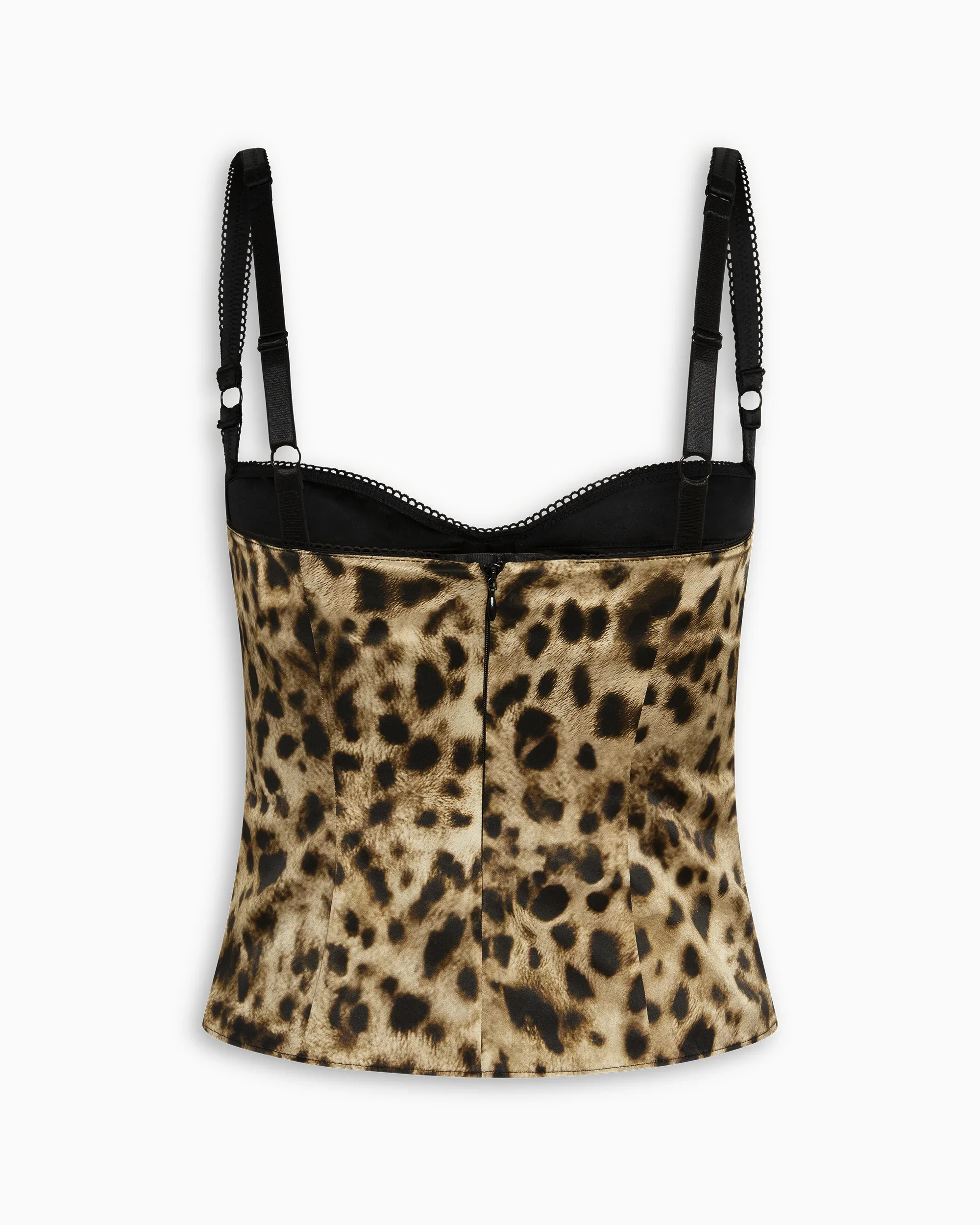 Silk Bustier Top | Leopard - Image 7