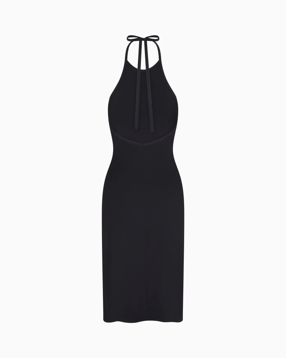 Smooth Stretch Halter Tunic | Black - Image 6