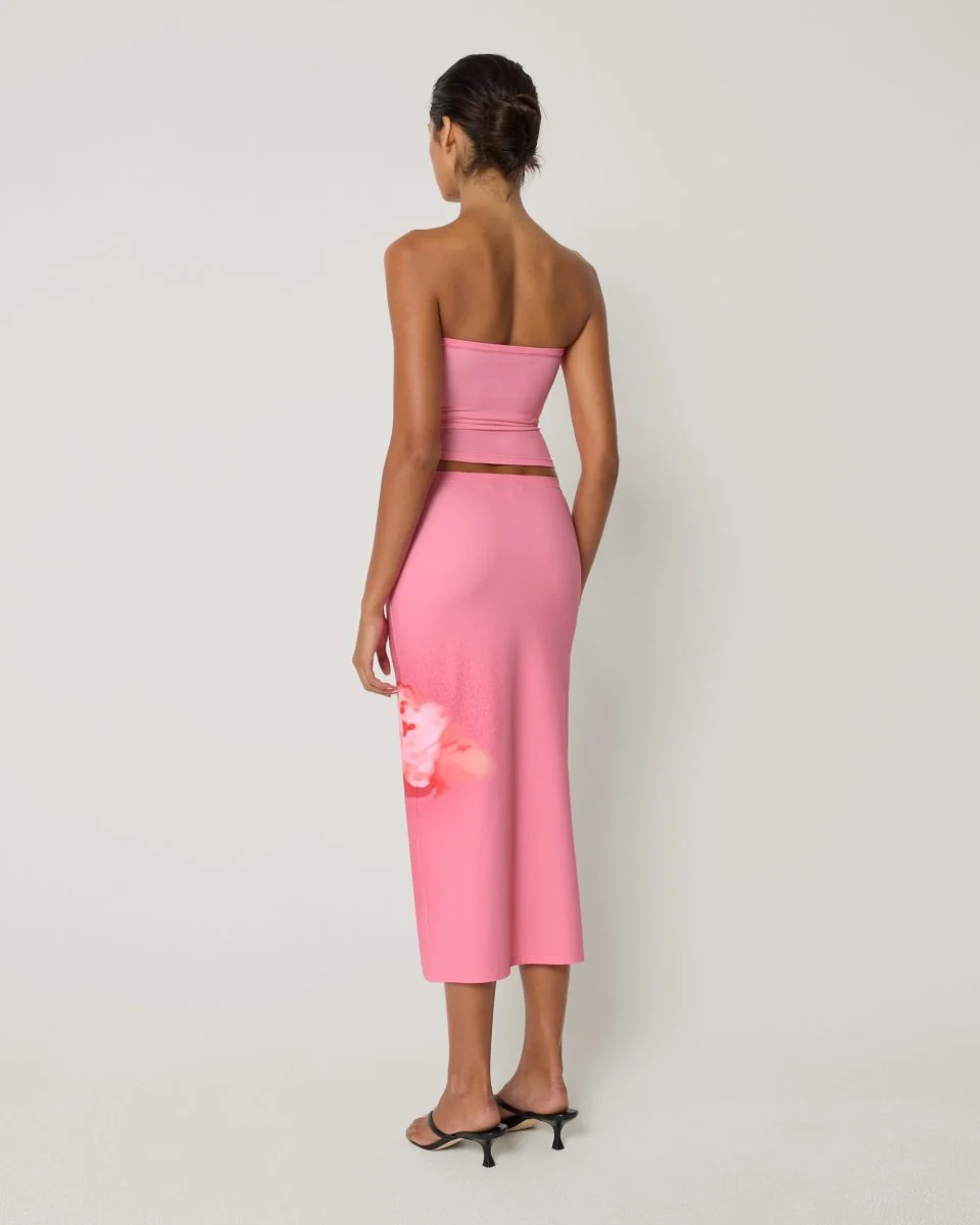 Smooth Stretch Tube Top | Pink Peony - Image 5