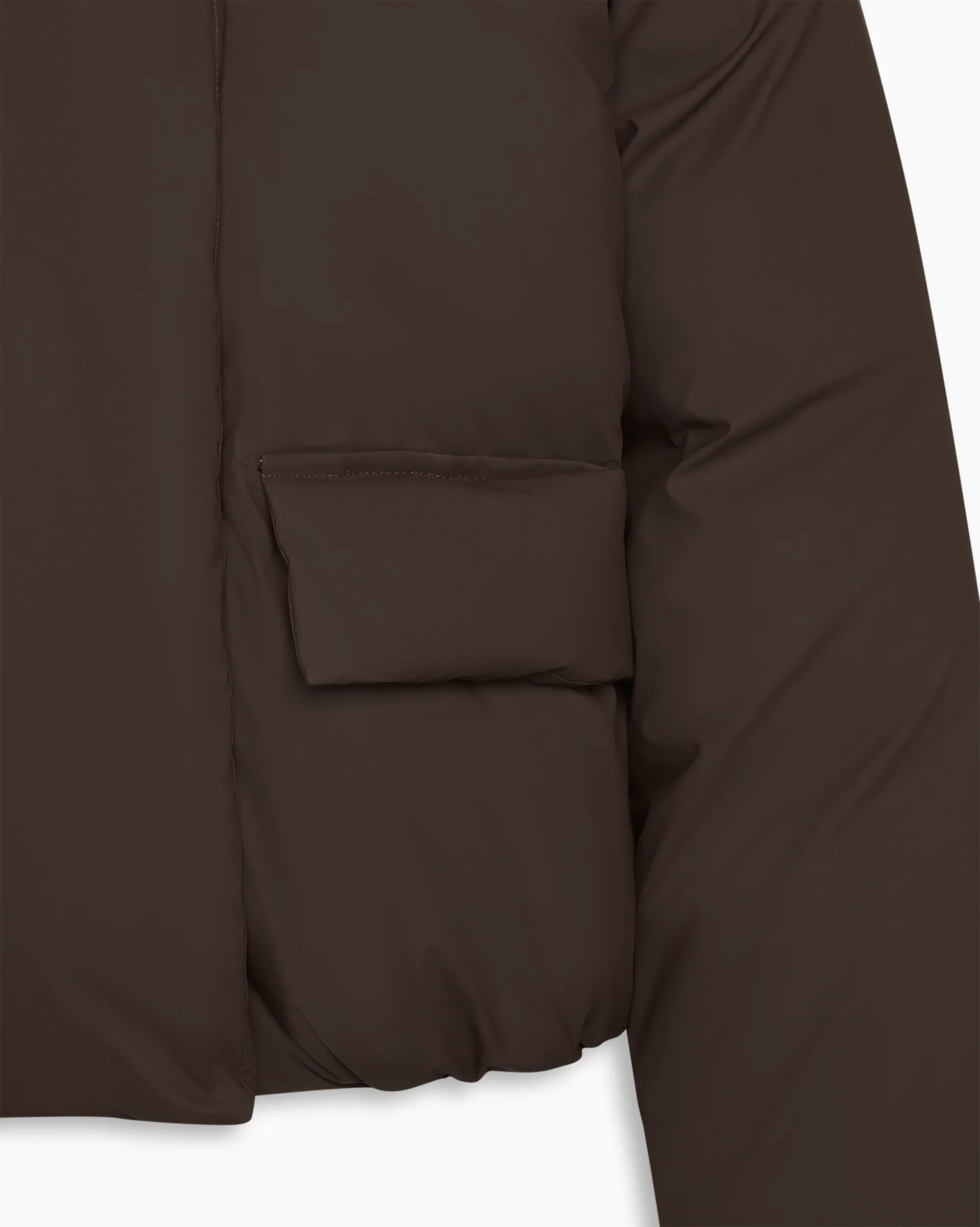 Standard Puffer Jacket | Chocolate - Image 12