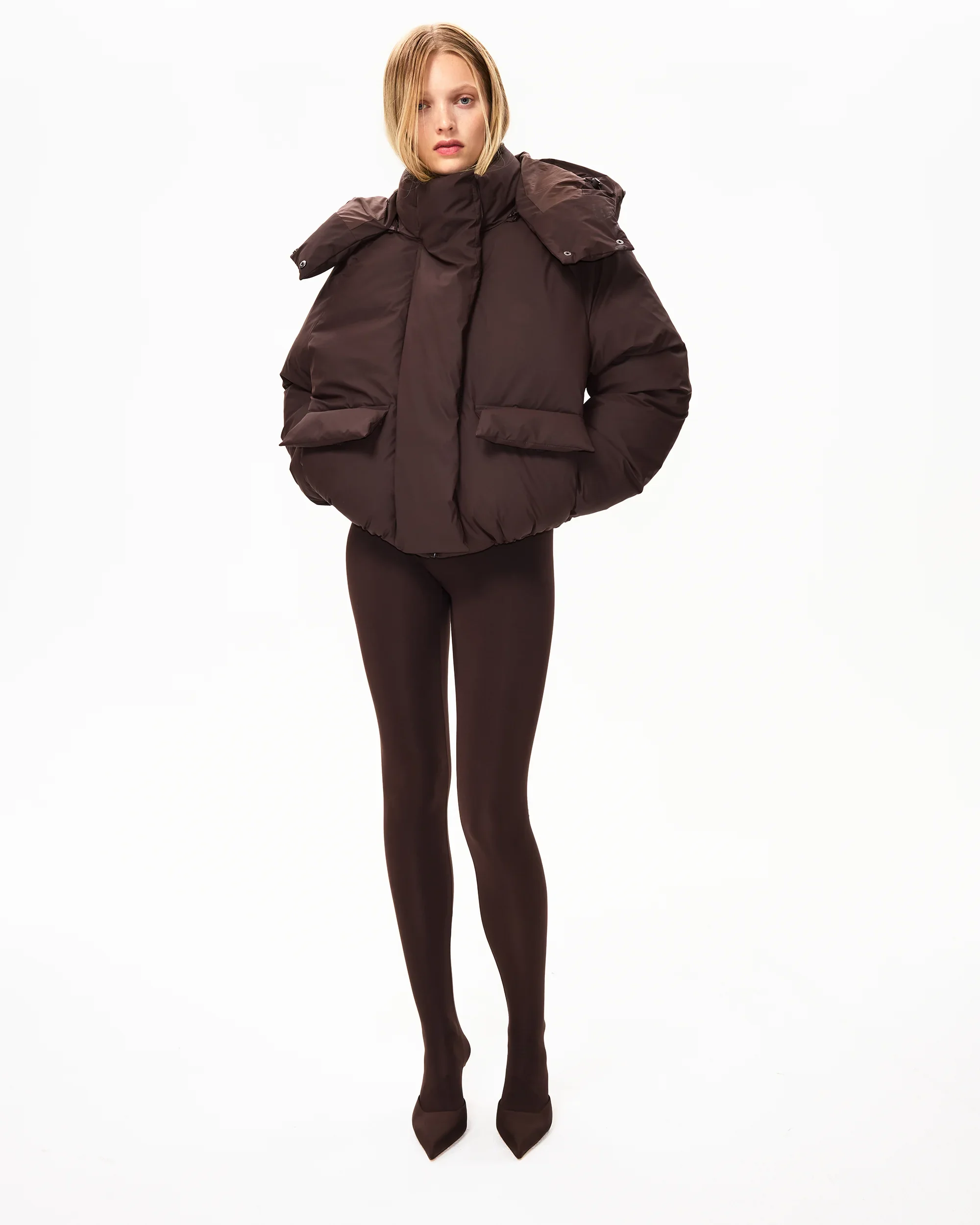 Standard Puffer Jacket | Chocolate - Image 5