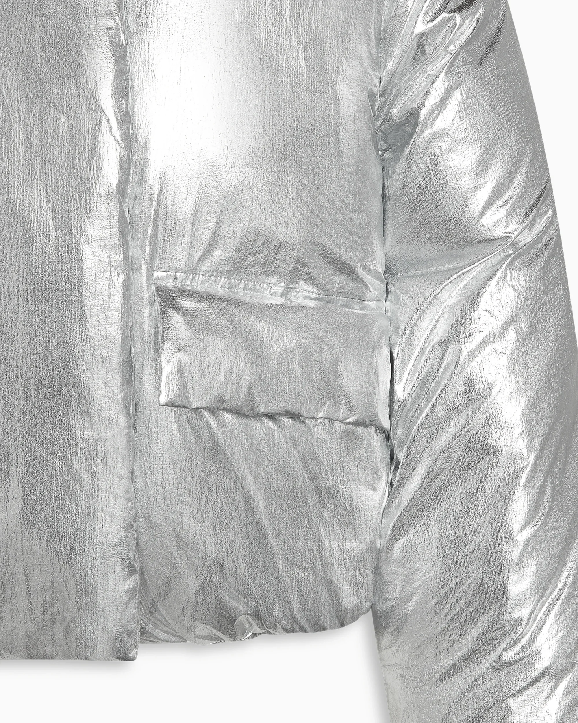 Standard Puffer Jacket | Silver - Image 12