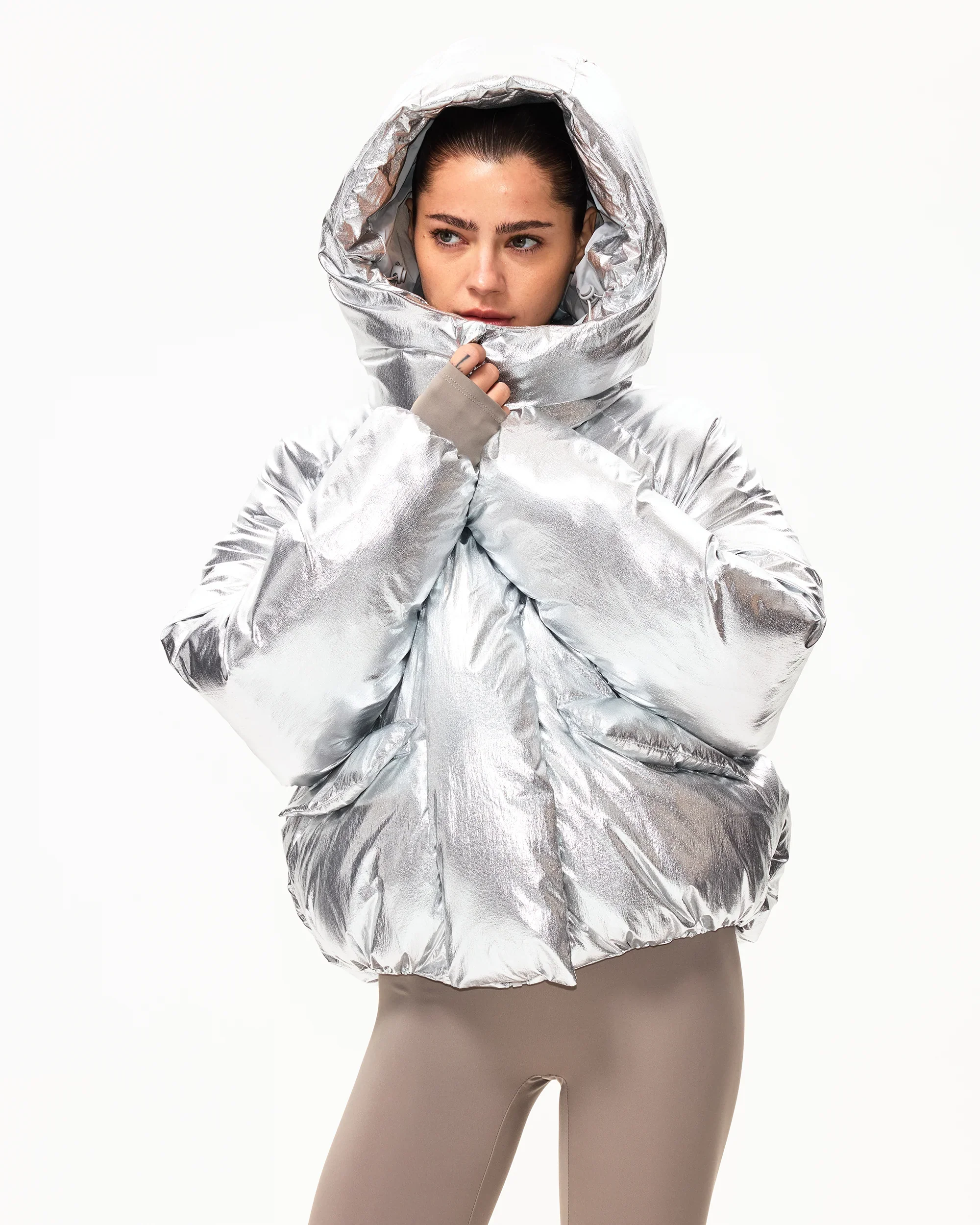 Standard Puffer Jacket | Silver - Image 6