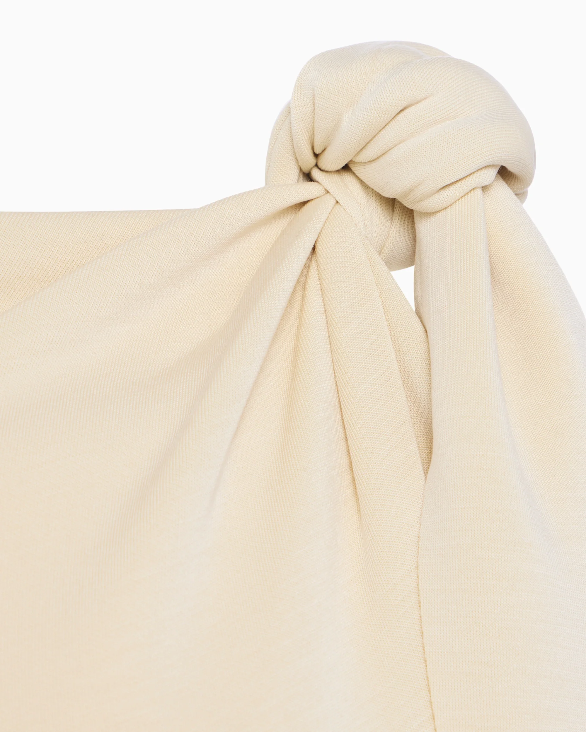 Sueded Stretch Knotted Mini Dress | Stone - Image 6