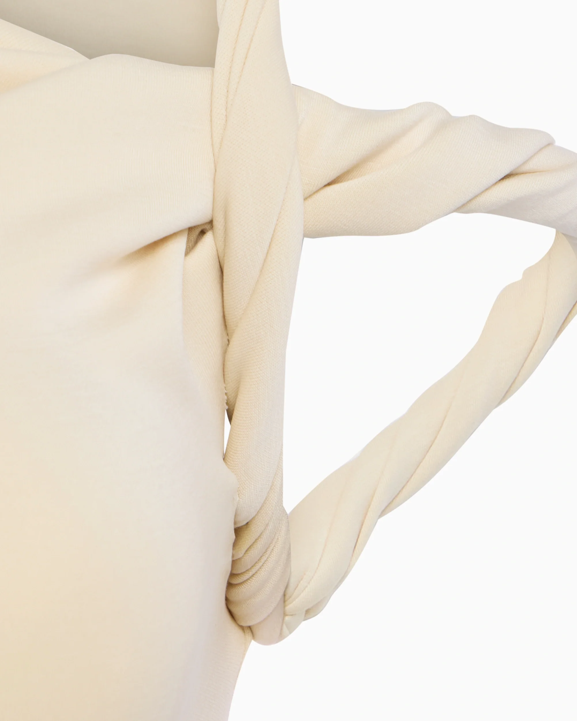 Sueded Stretch Twist Mini Dress | Stone - Image 5